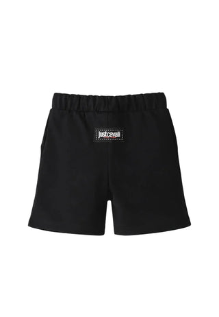 Just Cavalli completo bambino T-shirt e shorts panna nero