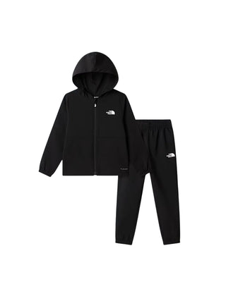 The North Face tuta sportiva bambino giacca e pantaloni nero