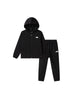 The North Face tuta sportiva bambino giacca e pantaloni nero