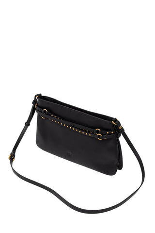 Pinko borsa a spalla Belt Bag Classic nero oro