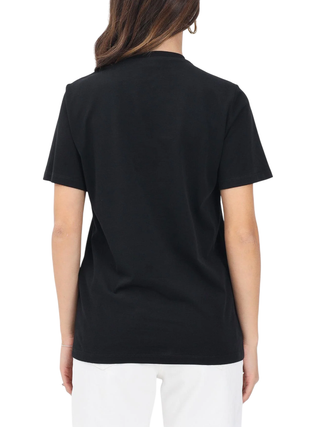 Elisabetta Franchi T-shirt in jersey con collana logata nero MA02856E2 110 ELISABETTA FRANCHI 