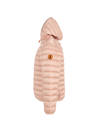 Save the Duck piumino bambina Iris con cappuccio rosa J32310G-IRIS21 80043 SAVE THE DUCK 