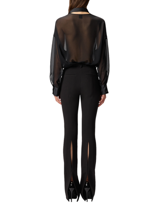 Pinko camicia Marquilla in georgette nero 106141-A309 Z99 PINKO 