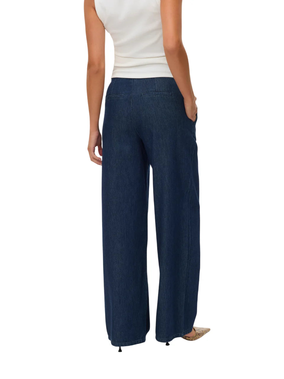 Vero Moda jeans donna wide leg lavaggio blu