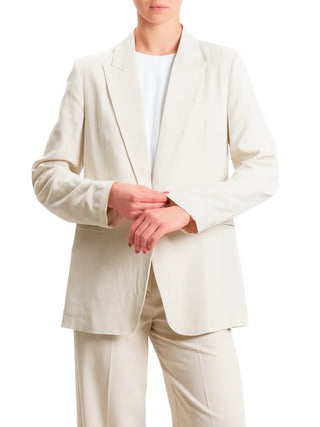 Vicolo giacca blazer monopetto donna panna