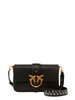 Pinko borsa Love One Mini Slouchy con charms nero