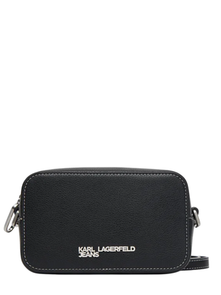 Karl Lagerfeld Jeans borsa a tracolla in ecopelle nero A3W30012 999 KARL LAGERFELD 