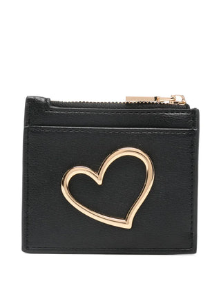 Love Moschino portacarte donna in ecopelle nero