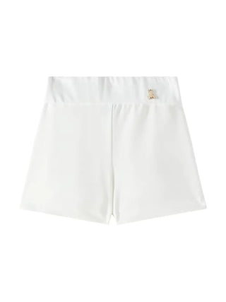 Patrizia Pepe shorts bambina in tessuto crepe panna