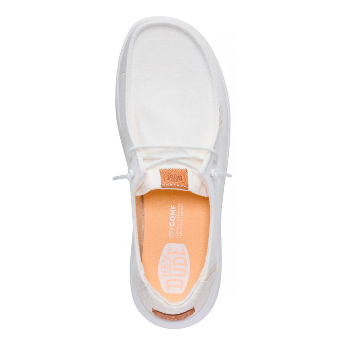 Hey Dude mocassino donna Wendy Rise Chambray Grid panna