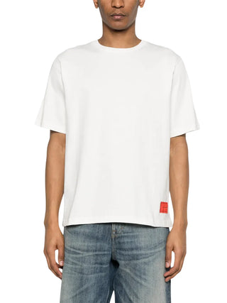 Vision of Super T-shirt uomo manica corta stampa Heart panna