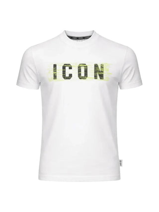 Icon T-shirt manica corta bambino con logo bianco