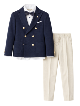 Colori Chiari completo elegante bambino blu beige