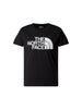 The North Face T-shirt bambino con logo nero