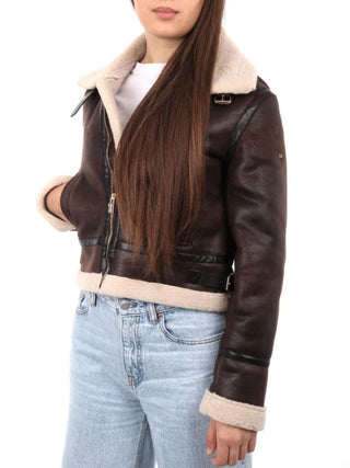 Yes Zee giubbino montoncino ecologico marrone moro J023-KJ00 0232 YES-ZEE 