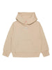 Diesel felpa Smacshoodod con cappuccio e mini logo beige