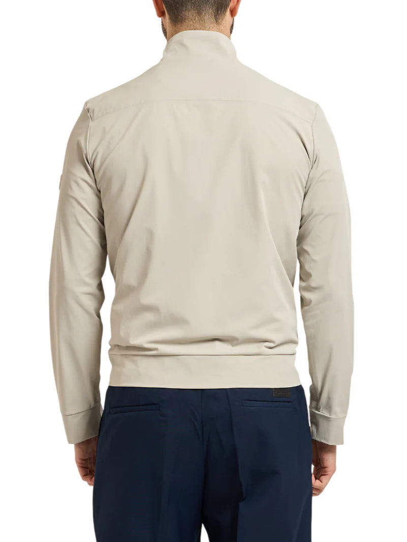 Yes Zee giubbino uomo in nylon tortora chiaro