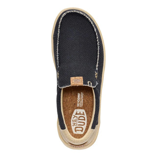 Hey Dude mocassino uomo Mikka Braided nero beige