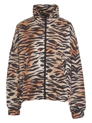 Pinko giubbino Dotty in fantasia animalier beige nero