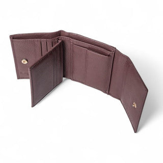 Marc Ellis portafogli in pelle martellata borgogna NANCY DO BURGUNDY MARC ELLIS