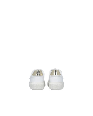 Pinko sneakers donna in pelle Yoko bianco oro