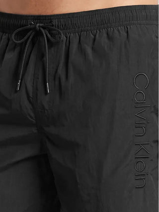 Calvin Klein boxer mare uomo con logo ricamato nero