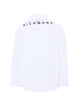 John Richmond camicia manica lunga bambino bianco RBA25129CA WHITE John RICHMOND