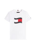 Tommy Hilfiger T-shirt manica corta stampa iconica bianco