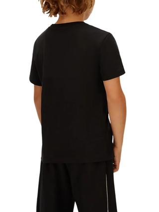 Calvin Klein Jeans T-shirt bambino con logo nero