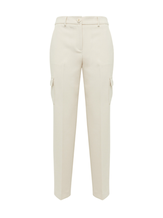 Blugirl pantaloni cargo in tessuto cady panna RF5282T3190 10110 BLUGIRL 