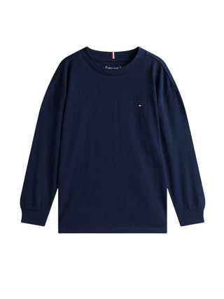 Tommy Hilfiger T-shirt manica lunga in jersey blu KB0KB09846 C1G Tommy Hilfiger 
