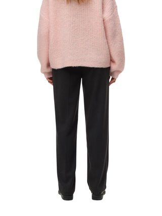 Vero Moda pantaloni gamba larga grigio 10334118 DARK GREY MELANGE VERO MODA