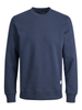 Jack&Jones felpa uomo basic blu