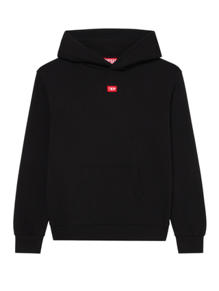 Diesel felpa bambino con cappuccio nero J02502-0GEAD K900 DIESEL 