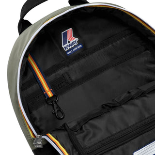 K-Way zaino Laon unisex in nylon verde