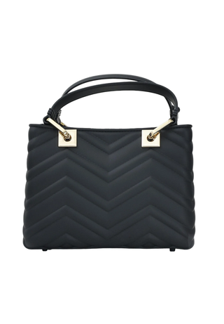 Marc Ellis borsa a mano Flat Krissy M Wave nero oro FLAT KRISSY M WAVE 25 BLACK-LIGHT GOLD MARC ELLIS