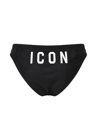 Icon slip mare bambino con logo nero