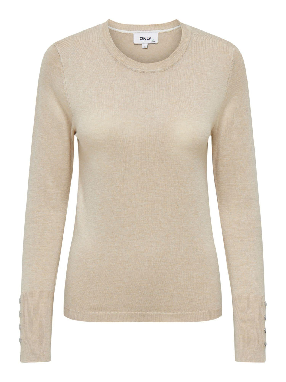Only maglia manica lunga beige