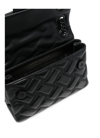 Kurt Geiger borsa a spalla Kensington in pelle trapuntata nero 7376600109 BLACK KURT GEIGER 