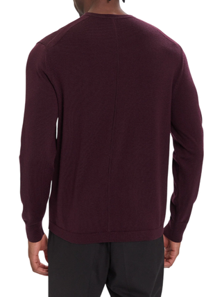 Calvin Klein maglia uomo in lana Merinos borgogna LV04LB305G GR9 Calvin Klein