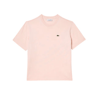 Lacoste T-shirt manica corta in jersey rosa