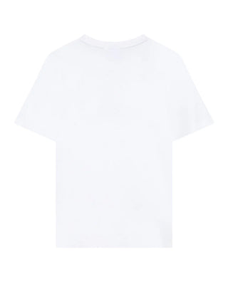 Boss T-shirt bambino manica corta con logo bianco