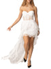 Aniye By abito lungo bustier Tamara in pizzo bianco