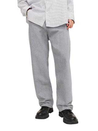 Jack&Jones jeans uomo Alex baggy lavaggio grigio