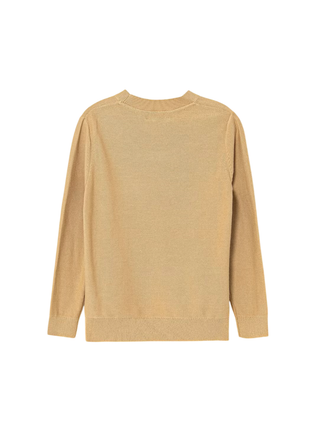 Calvin Klein Jeans maglia bambino in cotone beige