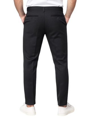 Alta Tensione pantaloni uomo con pinces nero 2649Y-BOLIDE NERO ALTA TENSIONE