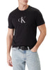 Calvin Klein T-shirt uomo manica corta con logo nero