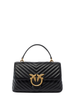 Pinko borsa Love Lady Puff Classic chevron nero oro