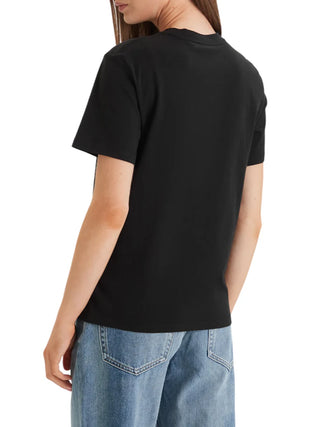 Calvin Klein JeansT-shirt manica corta donna stampa logo nero
