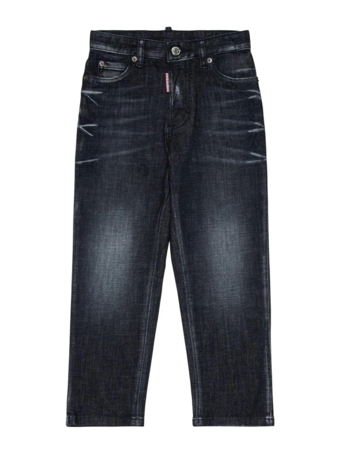 Dsquared2 jeans bambino slim lavaggio nero